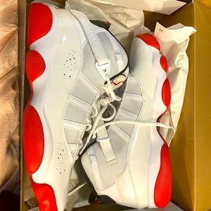 NWT Air Jordan 6 Rings White/Red/Black- Brand New Size 11/5